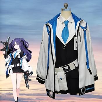 Amazon.co.jp: [エルフ森林] 早瀬ユウカ コスプレ 衣装 ブルー